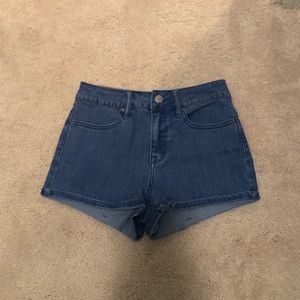 High Waisted Denim Shorts